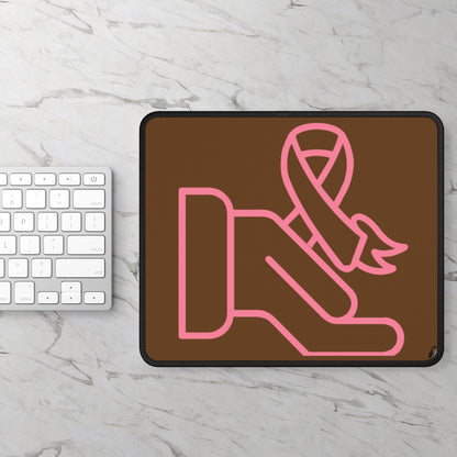 Gaming Mouse Pad: Fight Cancer Brown