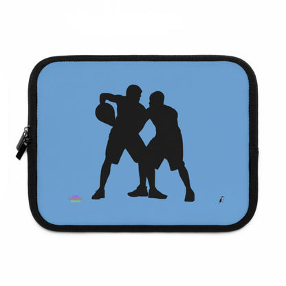 Laptop Sleeve: Basketball Lite Blue