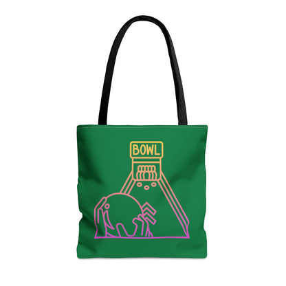 Tote Bag: Bowling Dark Green