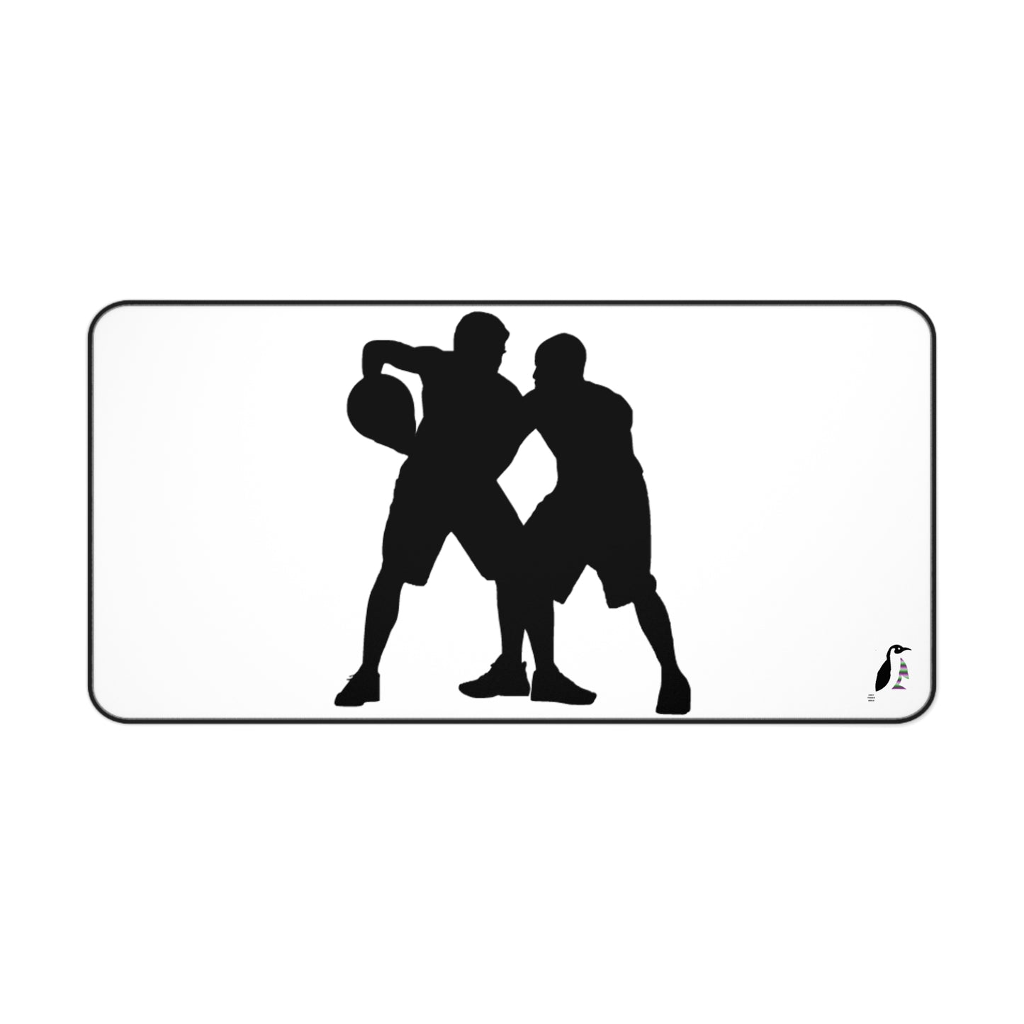 Desk Mat: Basketball White