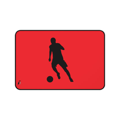 Desk Mat: Soccer Red