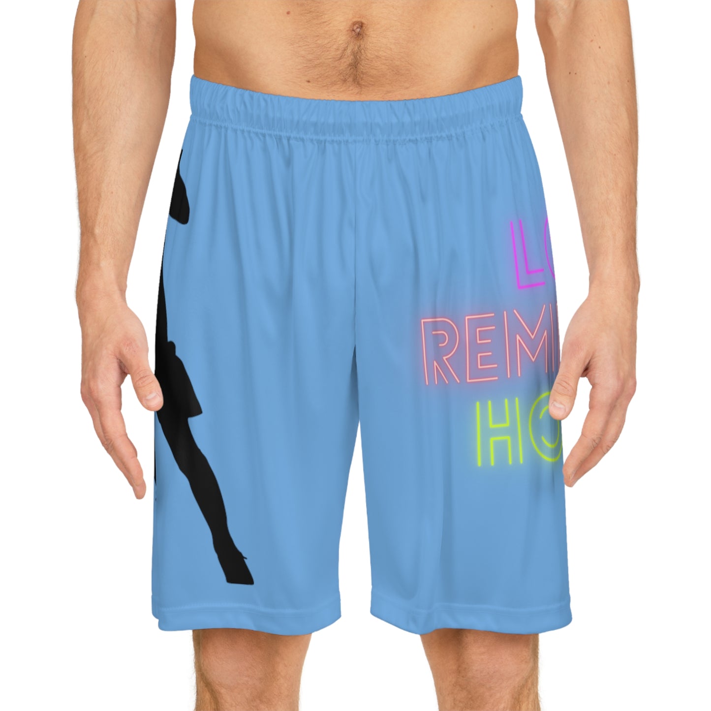 Basketball Shorts: Soccer Lite Blue