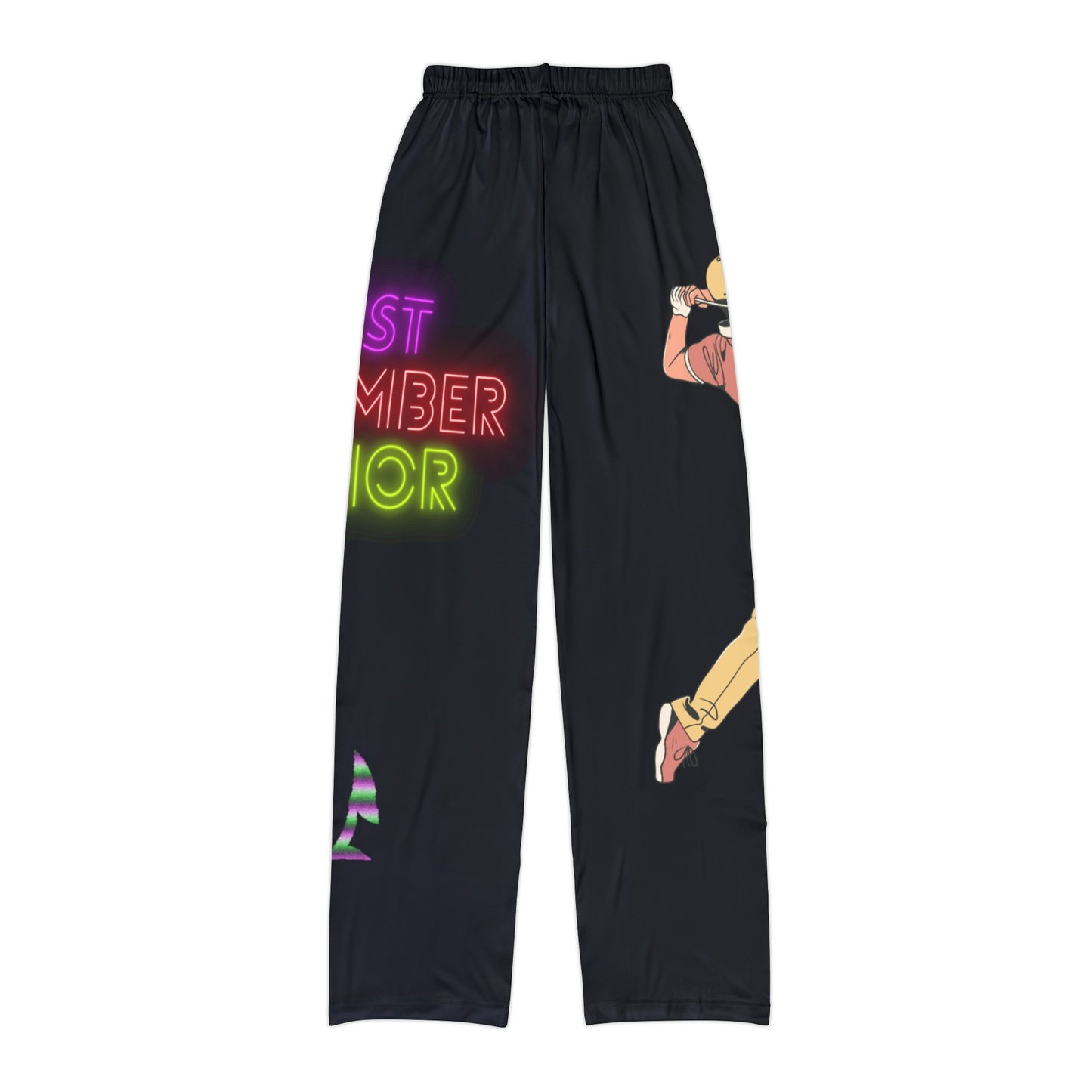 Kids Pajama Pants: Golf Black