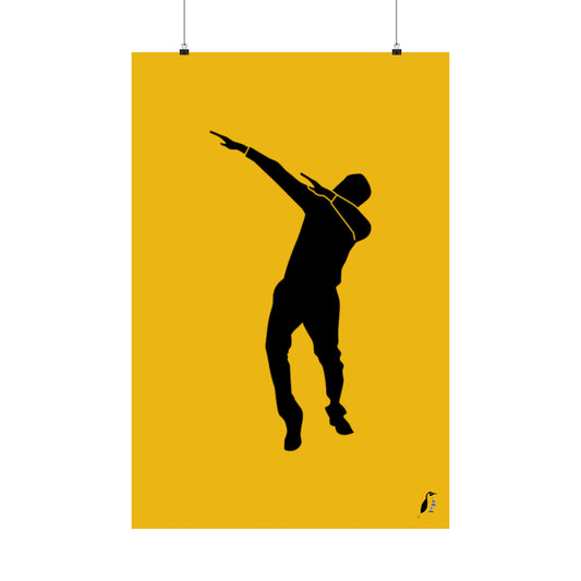 Premium Matte Vertical Posters: Dance Yellow