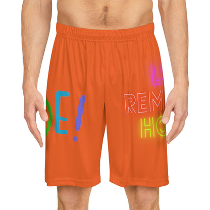 Basketball Shorts: LGBTQ Pride Orange