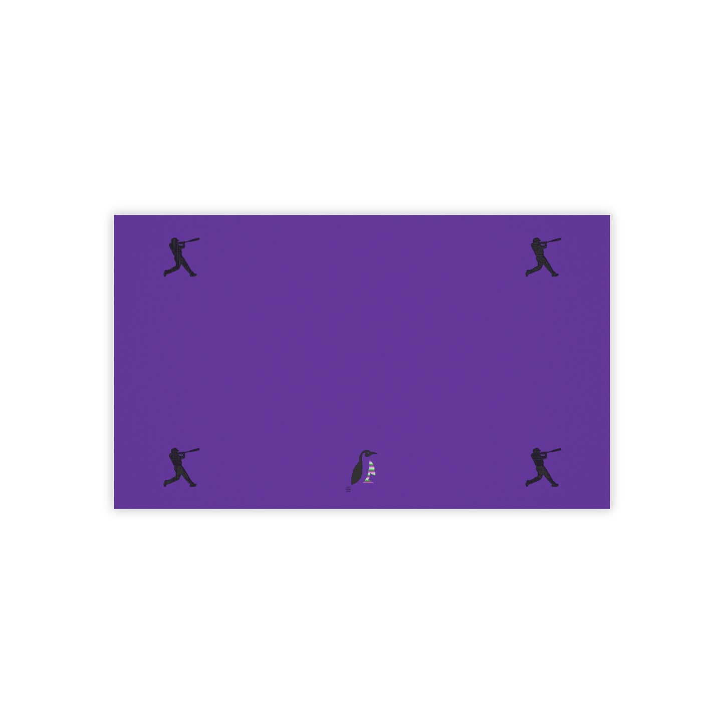 Post-it® Note Pads: Baseball Purple