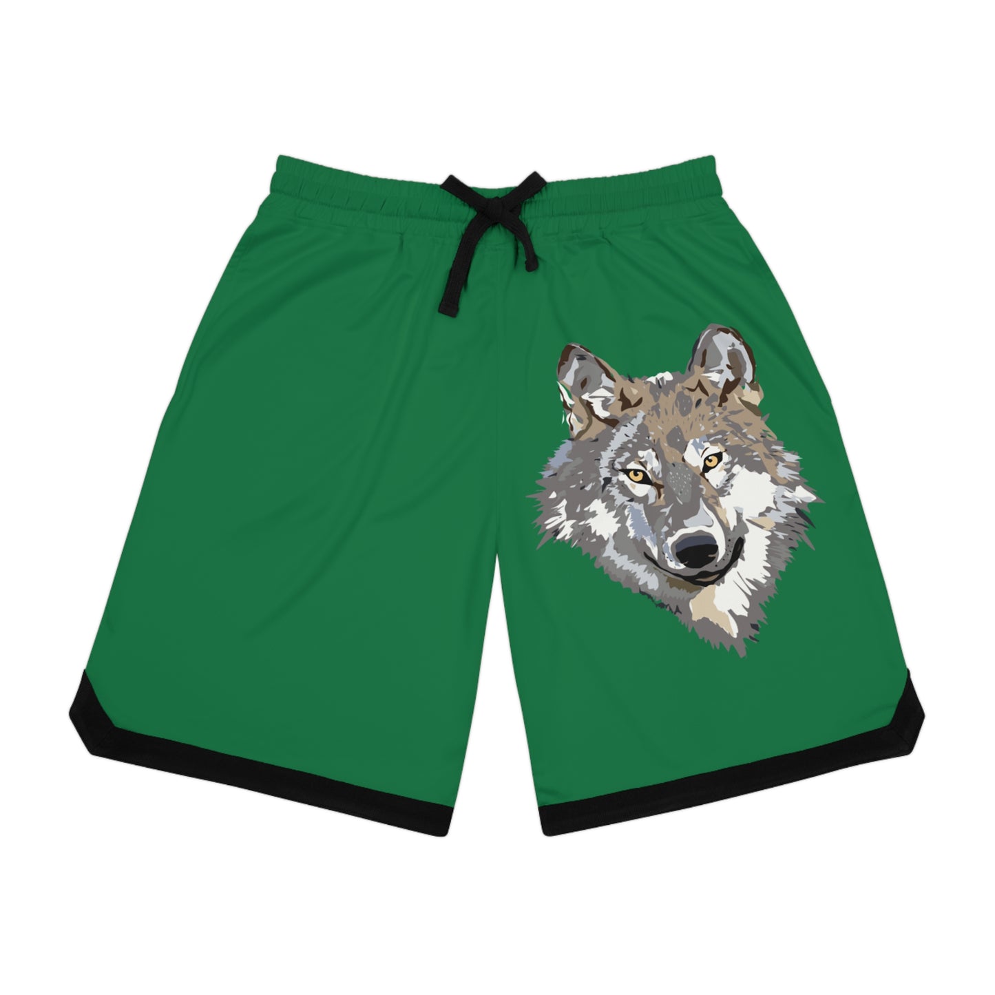 Basketball Rib Shorts: Wolves Dark Green