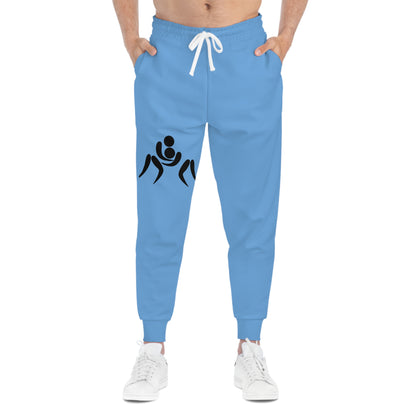 Athletic Joggers: Wrestling Lite Blue