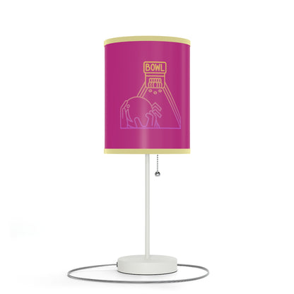 Lamp on a Stand, US|CA plug: Bowling Pink