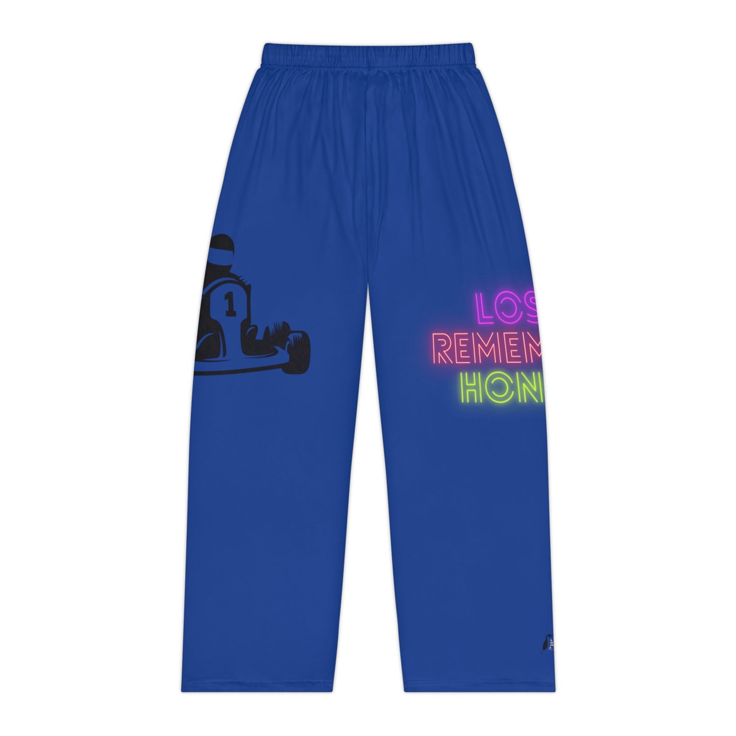 Pambabaeng Pajama Pants: Racing Dark Blue