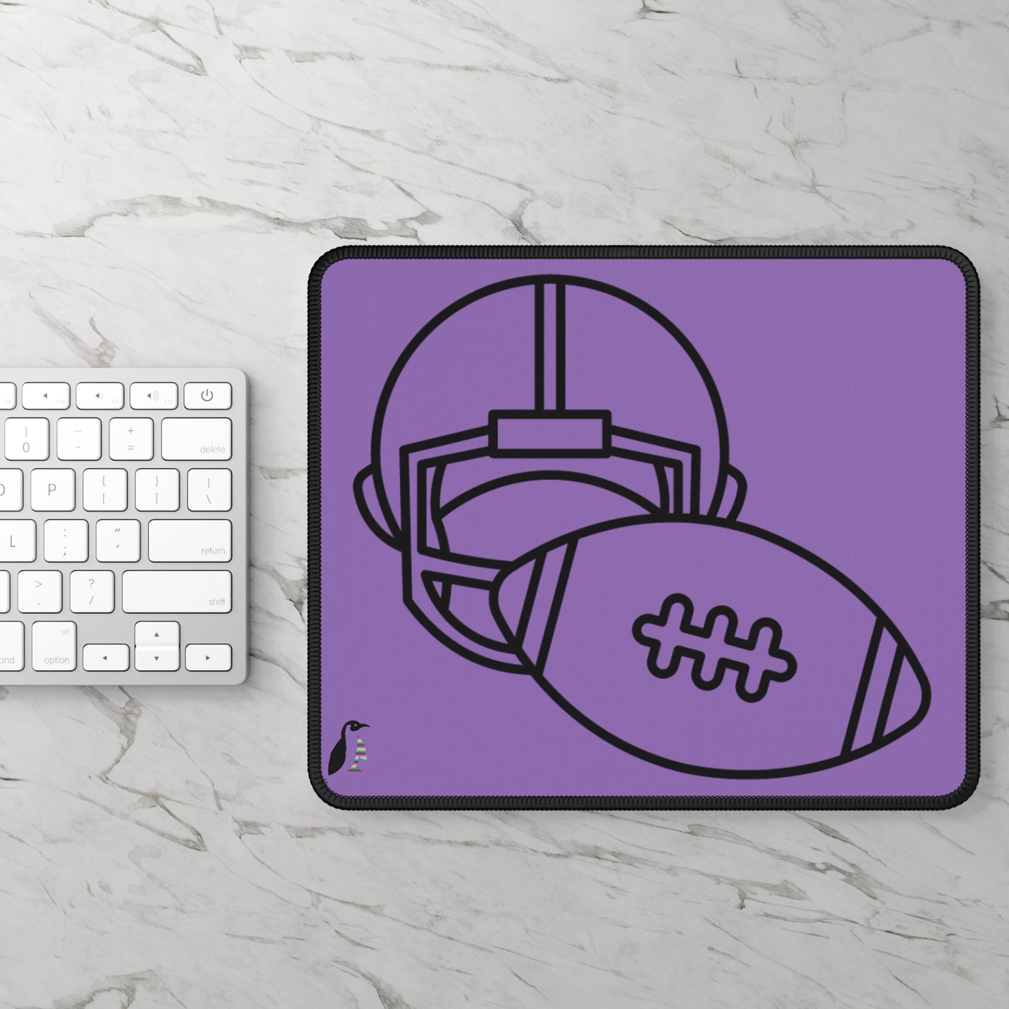 Gaming Mouse Pad: Football Lite Purple