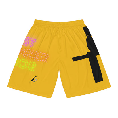 Basketball Shorts: Fishing Yellow