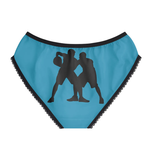 Women's Briefs: Basketball Turquoise