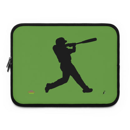 Laptop Sleeve: Baseball Green