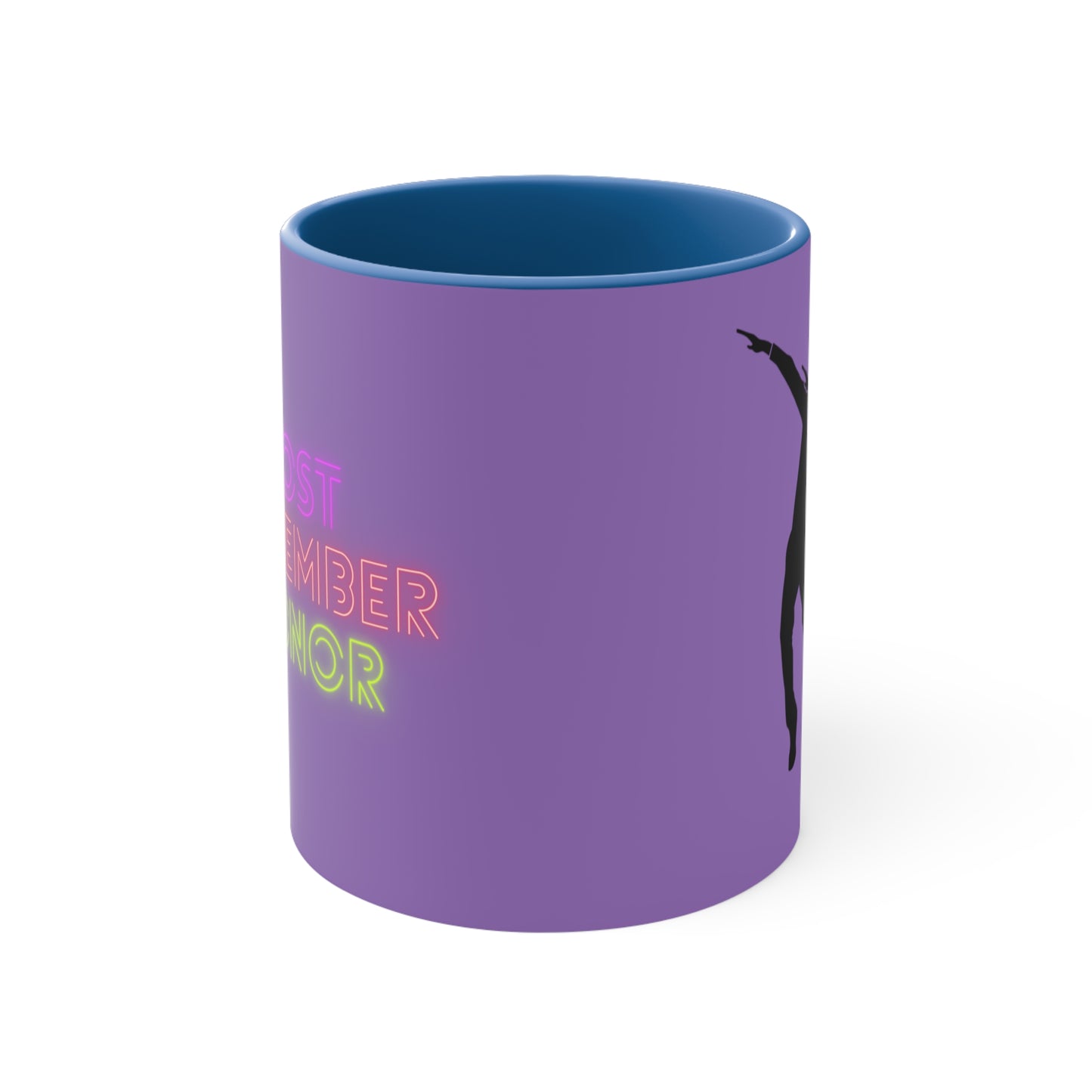 Accent Coffee Mug, 11oz: Dance Lite Purple