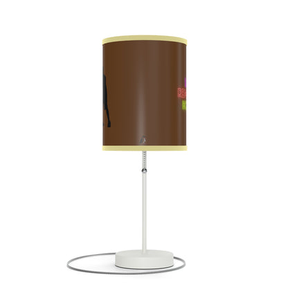 Lamp on a Stand, US|CA plug: Basketball Brown