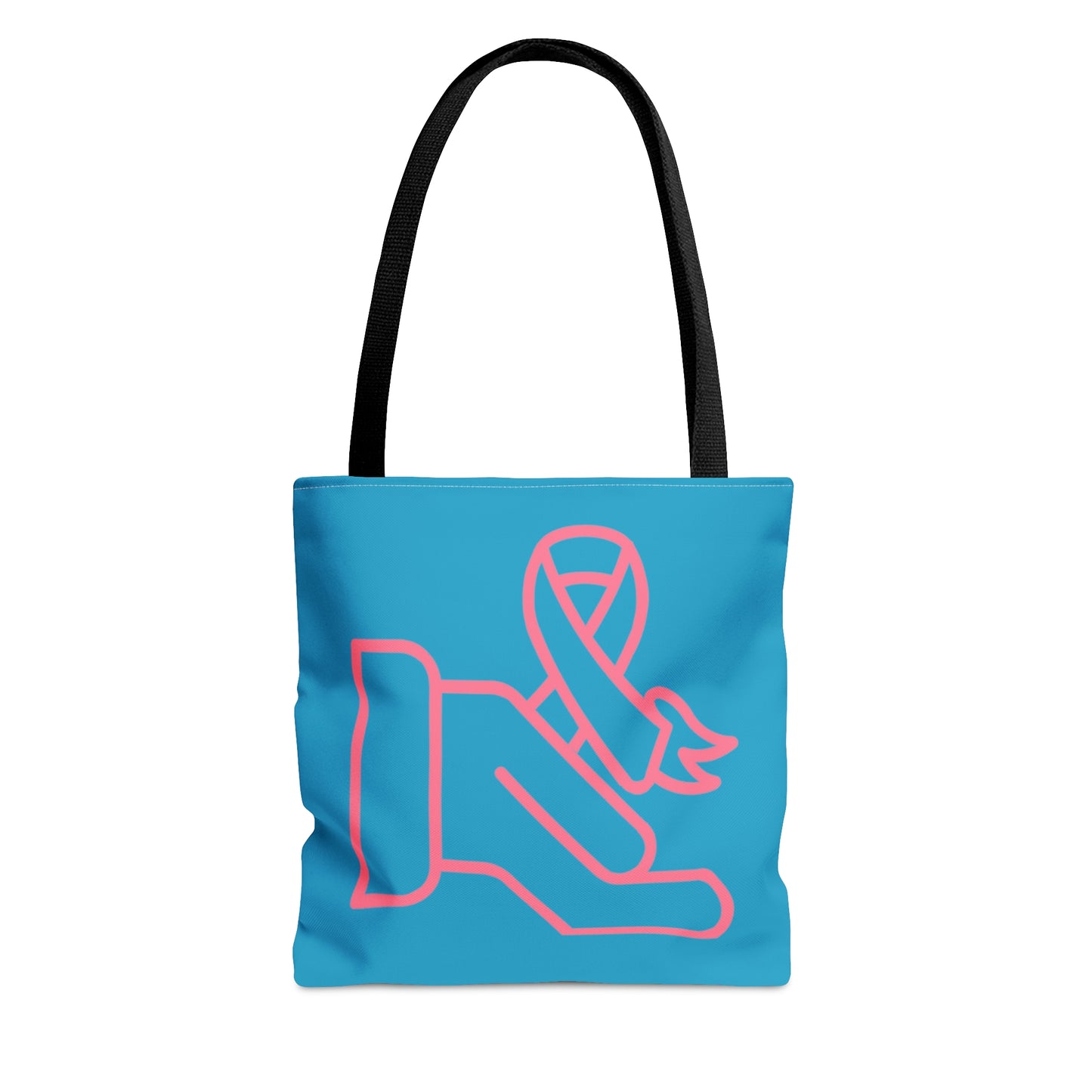 Tote Bag: Fight Cancer Turquoise