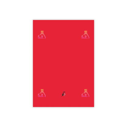 Post-it® Note Pads: Bowling Dark Red