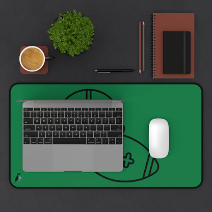 Desk Mat: Football Dark Green