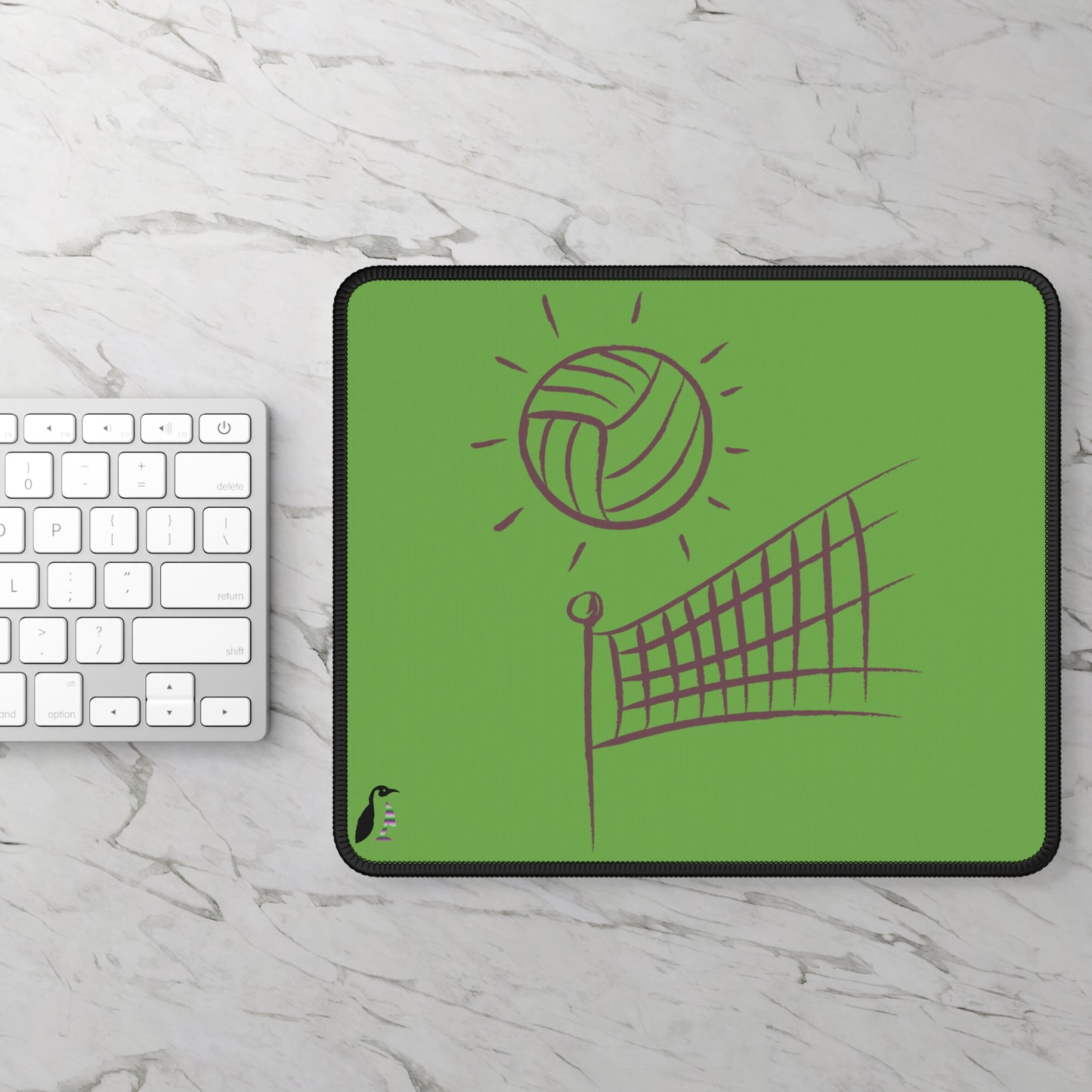 Gaming Mouse Pad: Volleyball Green