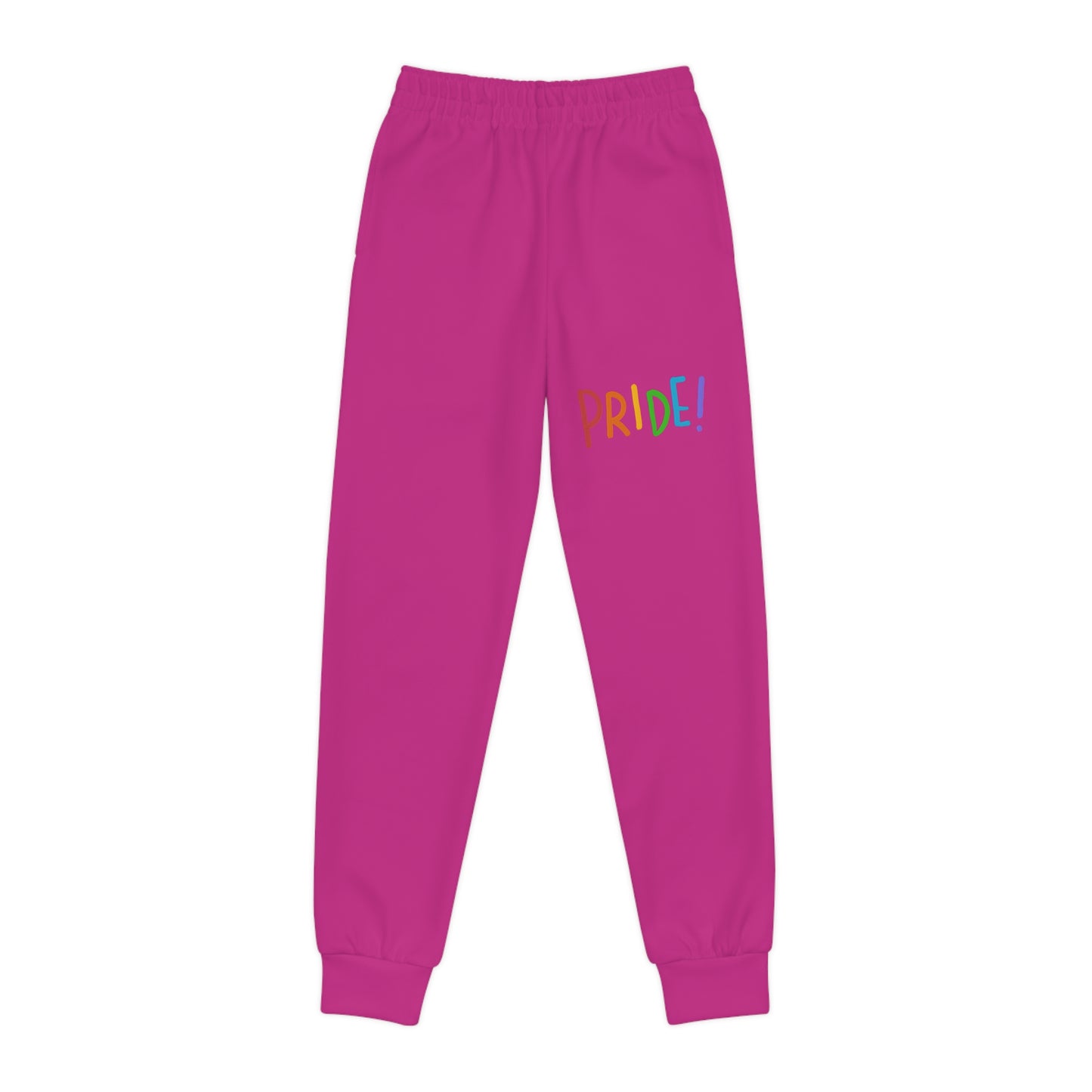 Youth Joggers: LGBTQ Pride Pink