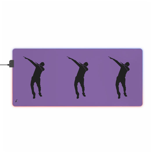 LED Gaming Mouse Pad: Dance Lite Purple