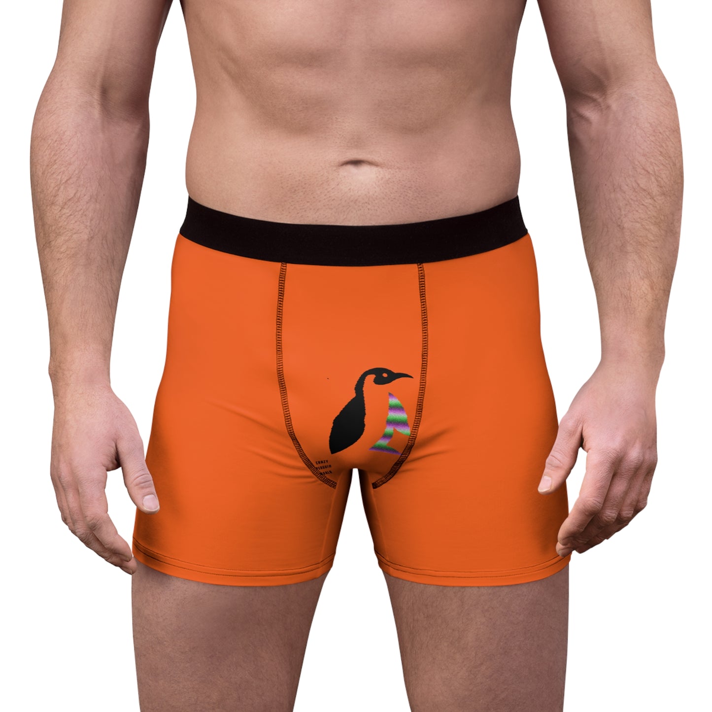 Men's Boxer Briefs: LGBTQ Pride Orange