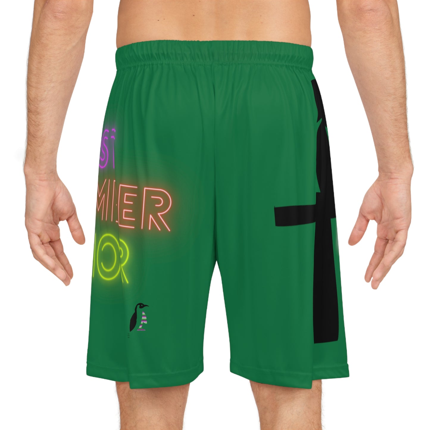 Basketball Shorts: Fishing Dark Green