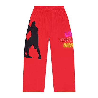 Panlalaking Pajama Pants: Basketball Red