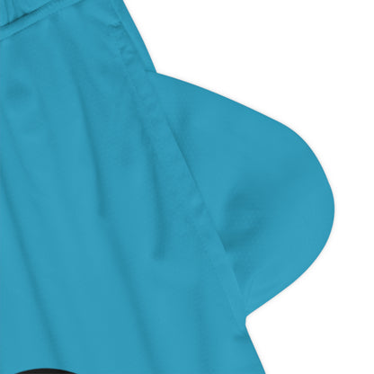 Basketball Rib Shorts: Football Turquoise