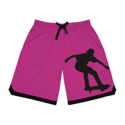 Basketball Rib Shorts: Skateboarding Pink