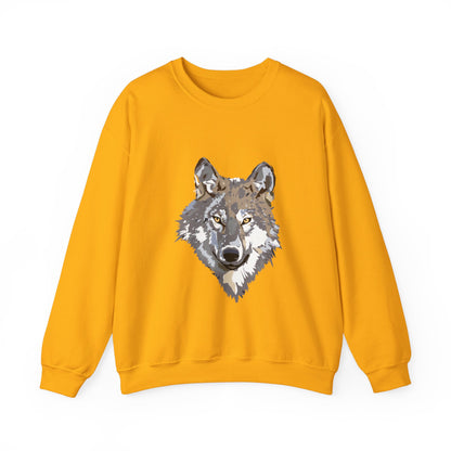 Heavy Blend™ Crewneck Sweatshirt: Wolves #1