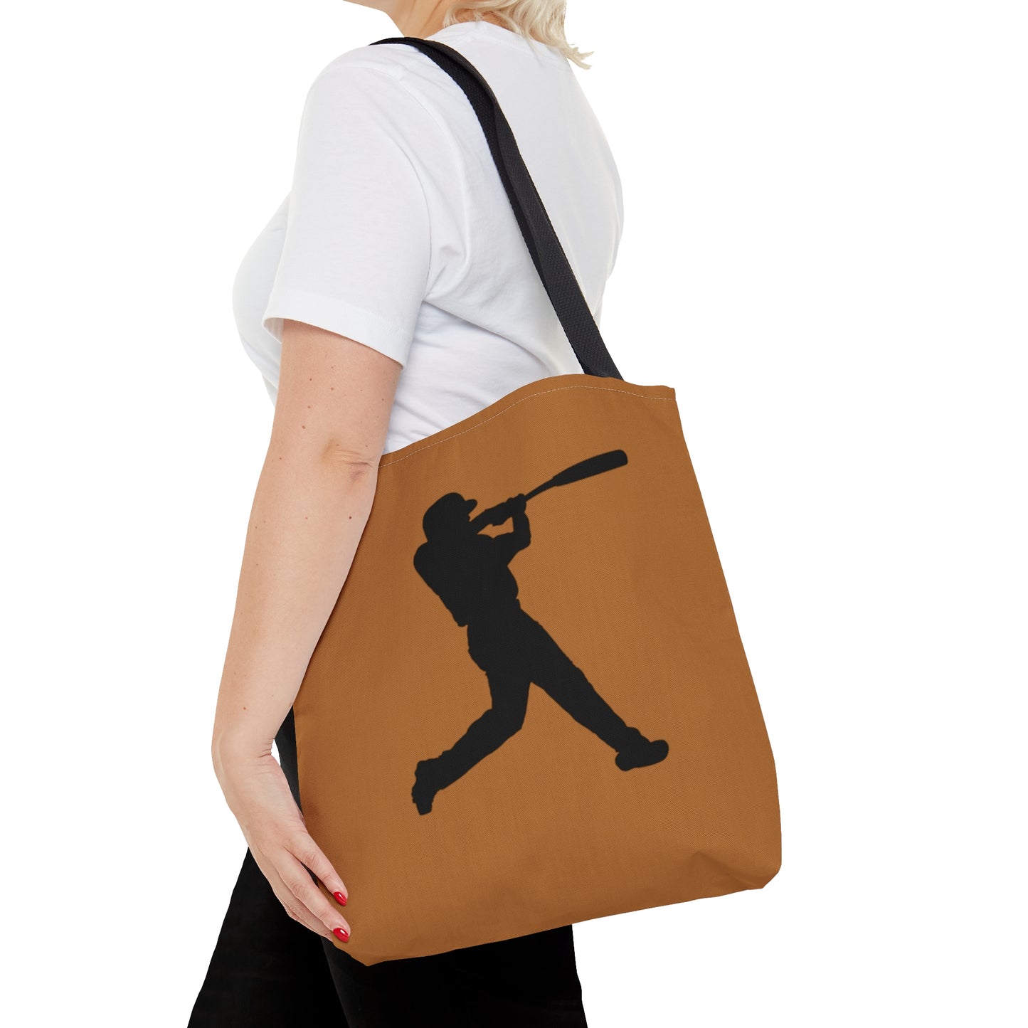 Tote Bag: Baseball Lite Brown