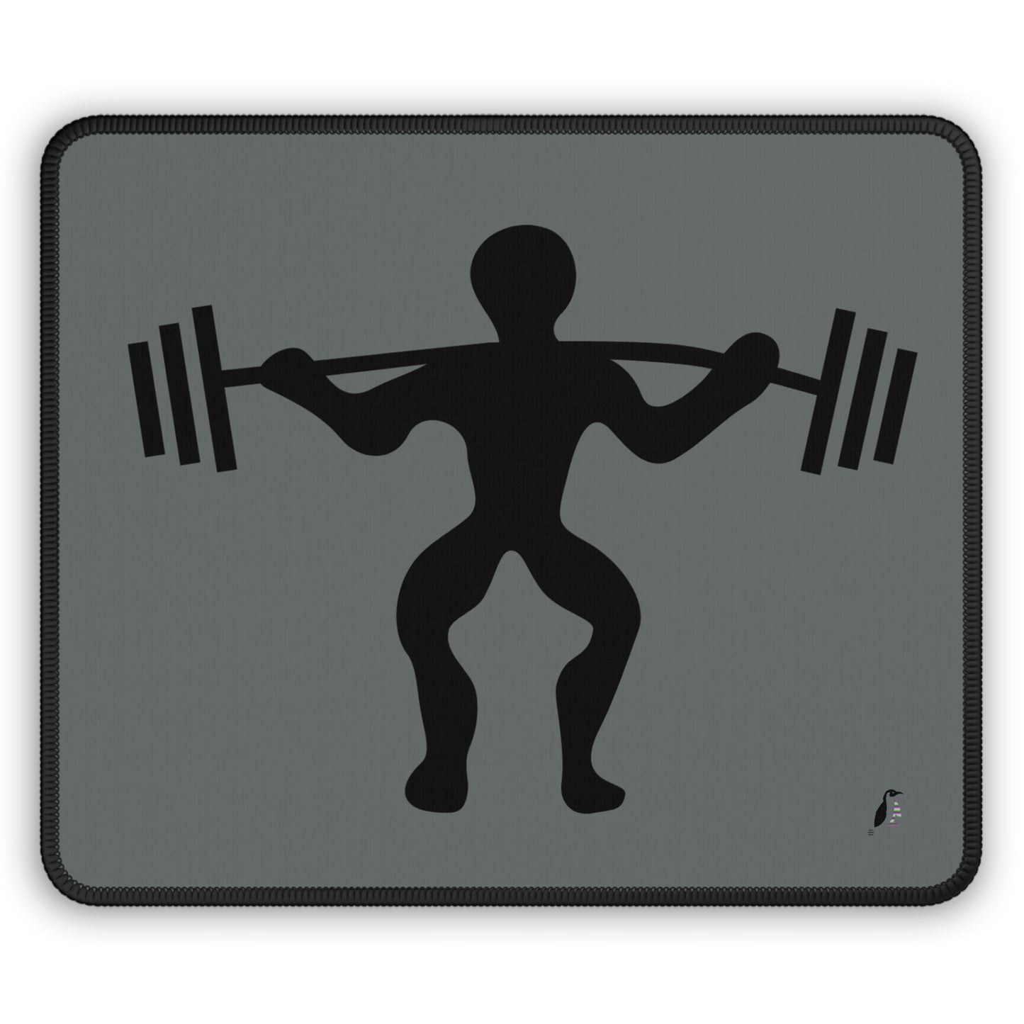 Gaming Mouse Pad: Weightlifting Dark Grey