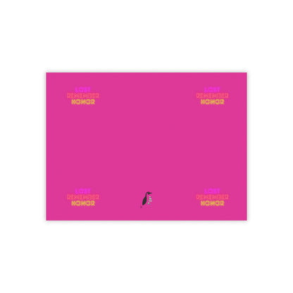 Post-it® Note Pads: Lost Remember Honor Pink