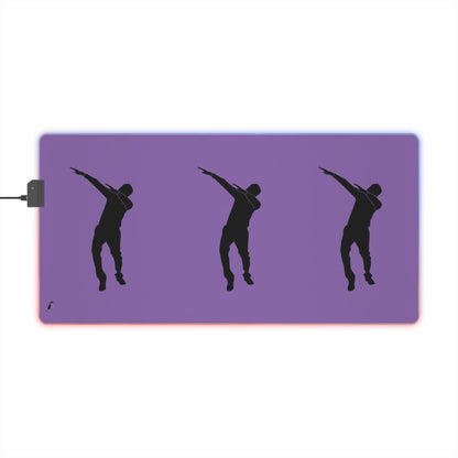 LED Gaming Mouse Pad: Dance Lite Purple