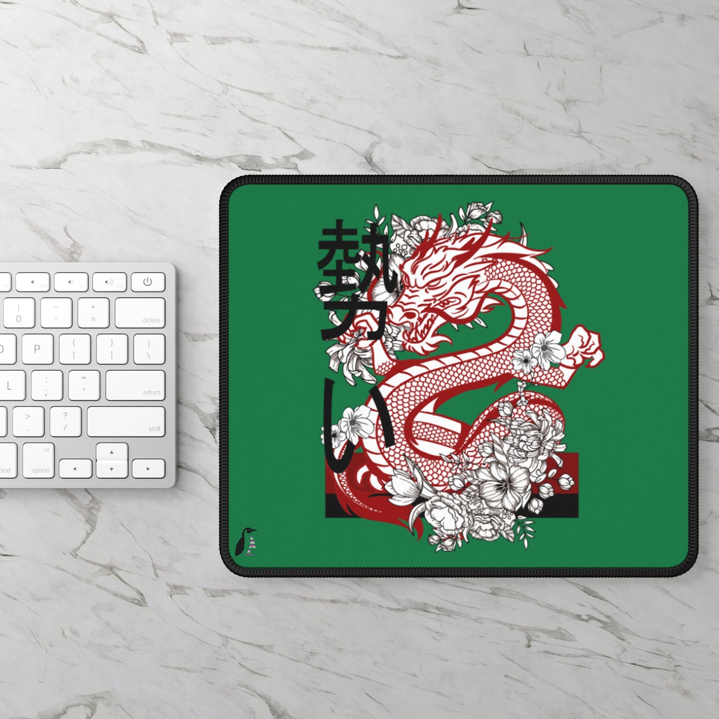 Gaming Mouse Pad: Dragons Dark Green