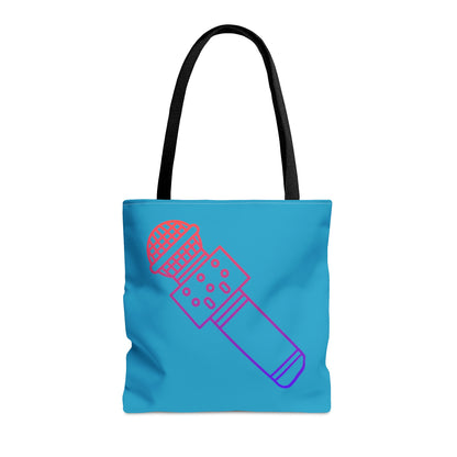 Tote Bag: Music Turquoise