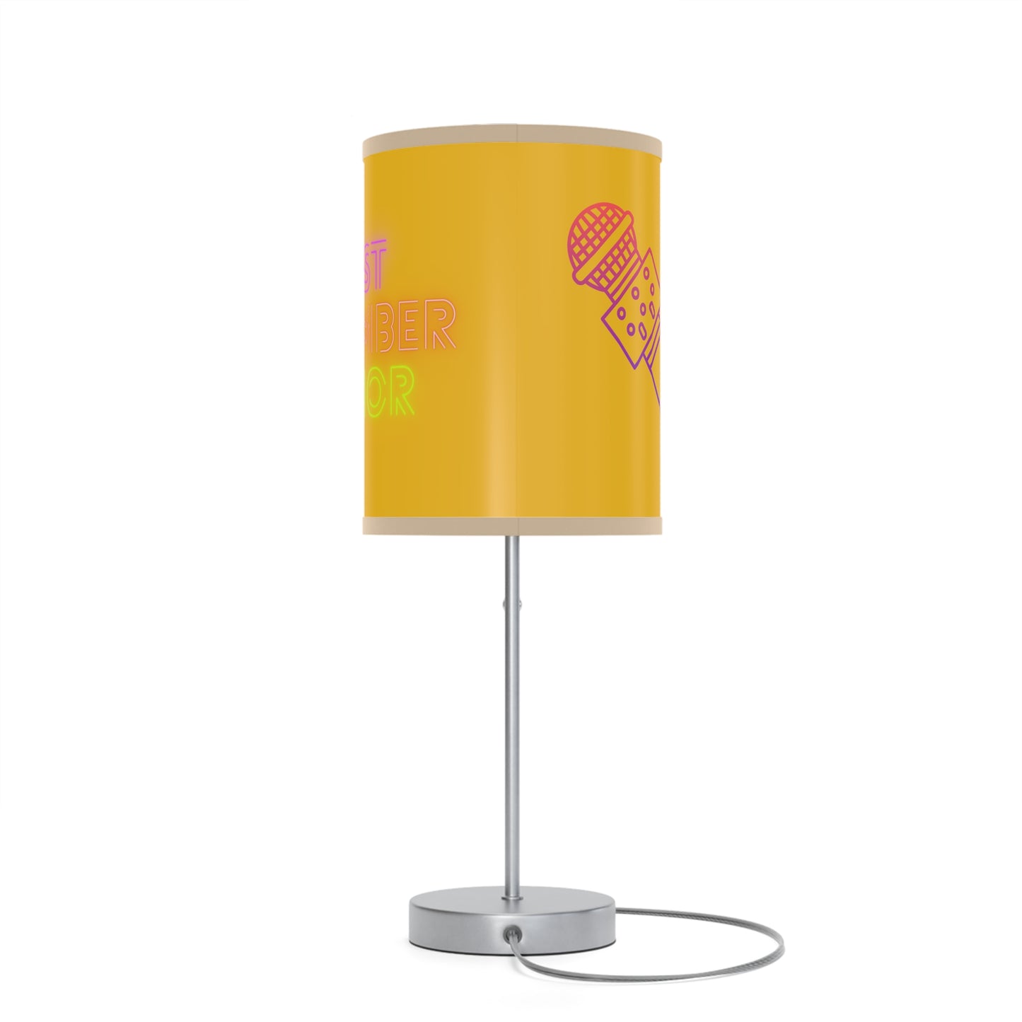 Lamp on a Stand, US|CA plug: Music Yellow