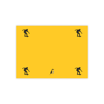 Post-it® Note Pads: Skateboarding Yellow