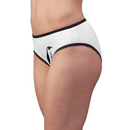 Women's Briefs: Dance White