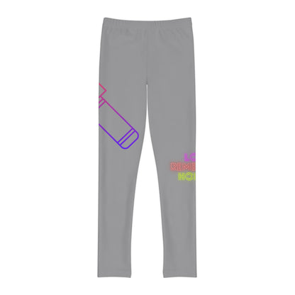 Youth Full-Length Leggings: Music Grey