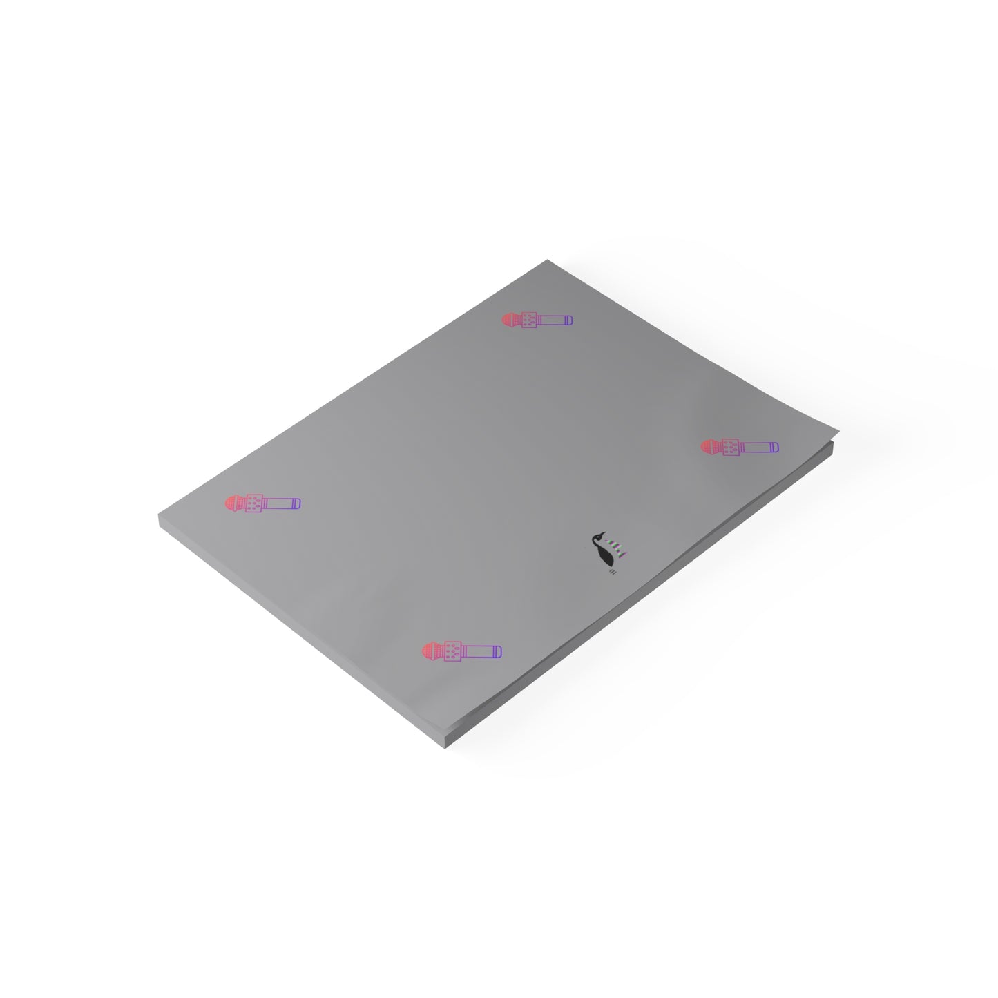 Post-it® Note Pads: Music Grey