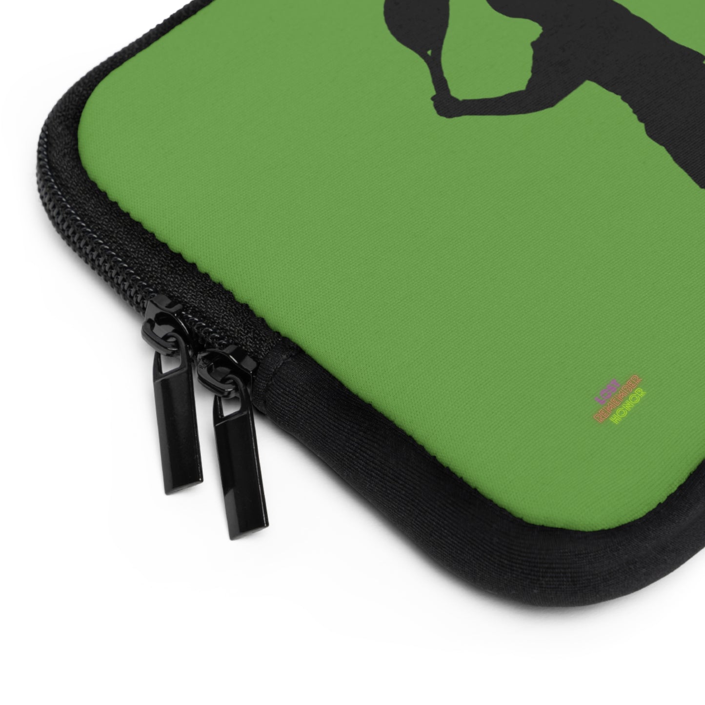 Laptop Sleeve: Tennis Green