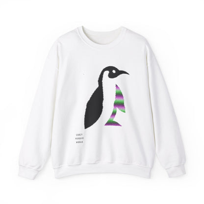 Heavy Blend™ Crewneck Sweatshirt: Crazy Penguin World Logo #1