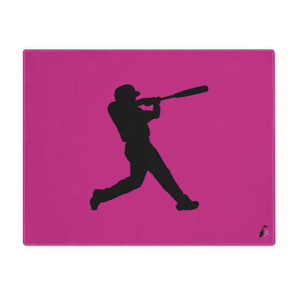 Placemat, 1pc: Baseball Pink