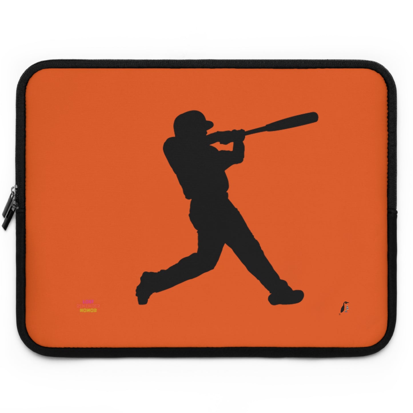 Laptop Sleeve: Baseball Orange