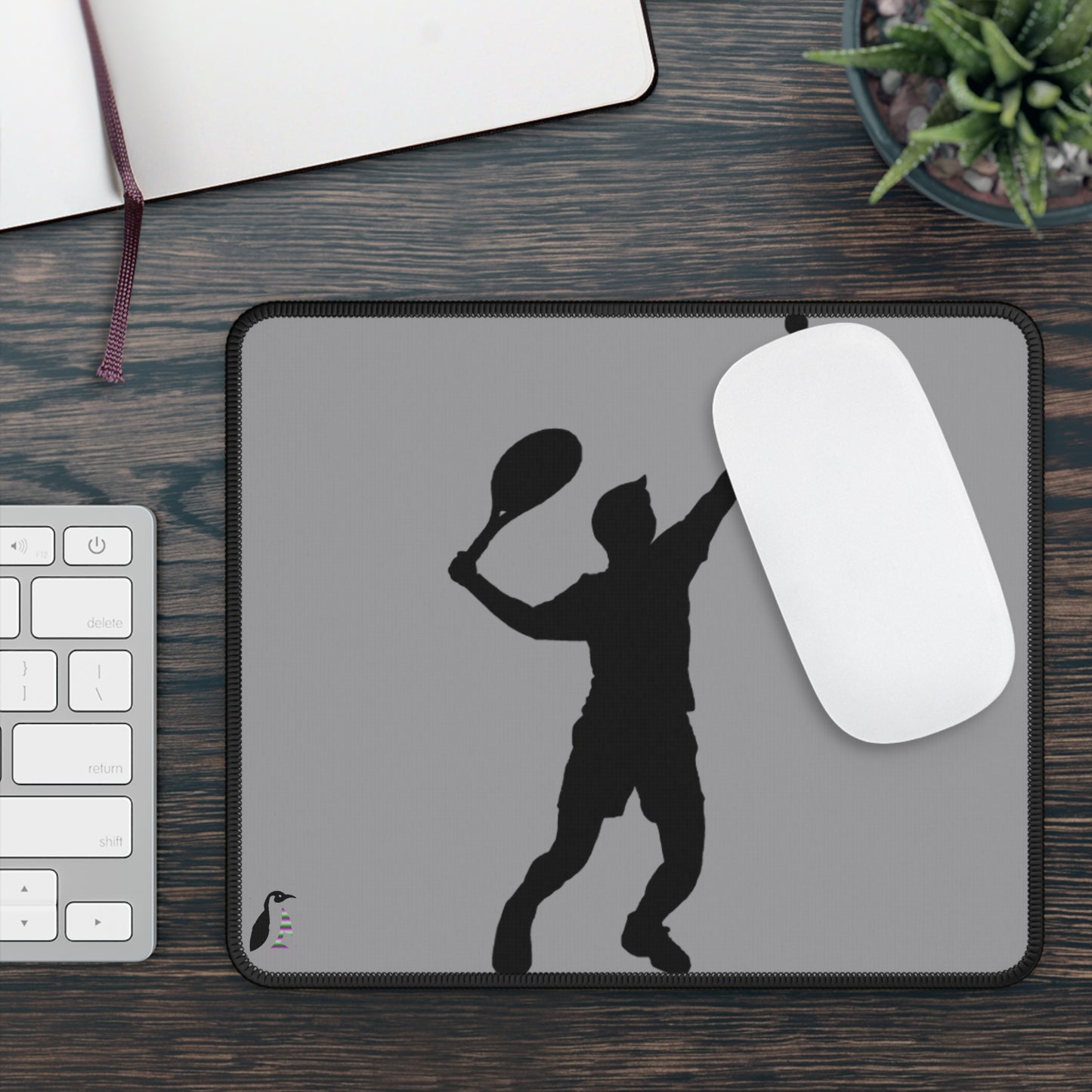 Gaming Mouse Pad: Tennis Grey