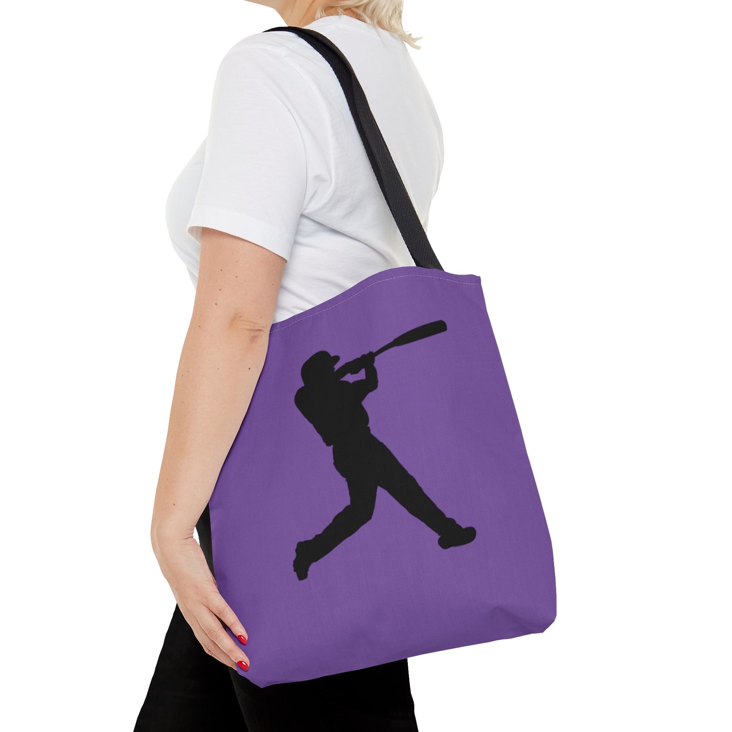 Tote Bag: Baseball Lite Purple