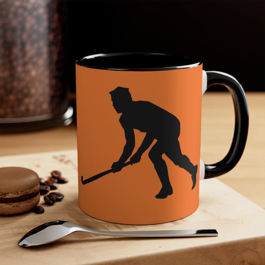 Accent Coffee Mug, 11oz: Hockey Crusta